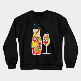 HOLIDAY PUNCH Festive Christmas and New Year's Eve Party Celebrations - UnBlink Studio by Jackie Tahara Crewneck Sweatshirt